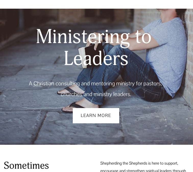 Shepherding the Shepherds